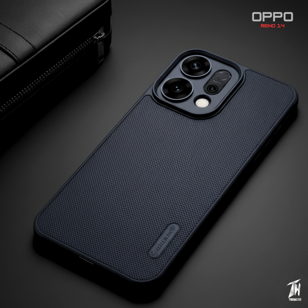 Black Niukin Silicone Case for Oppo Reno 14