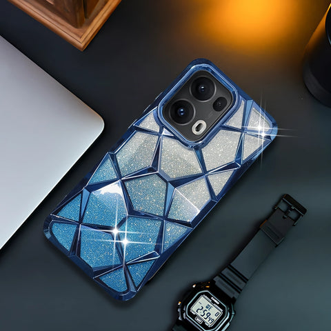 Dazzle Blue Silicone case for Oppo Reno 13