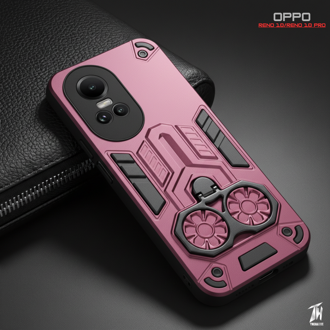 Mehroon Cycle Armor Silicone Case for Oppo Reno 10 Pro