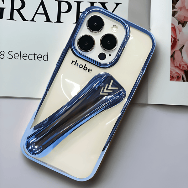 Rhobe Blue Silicone Case for Apple Iphone 16 Pro Max - The Hatke