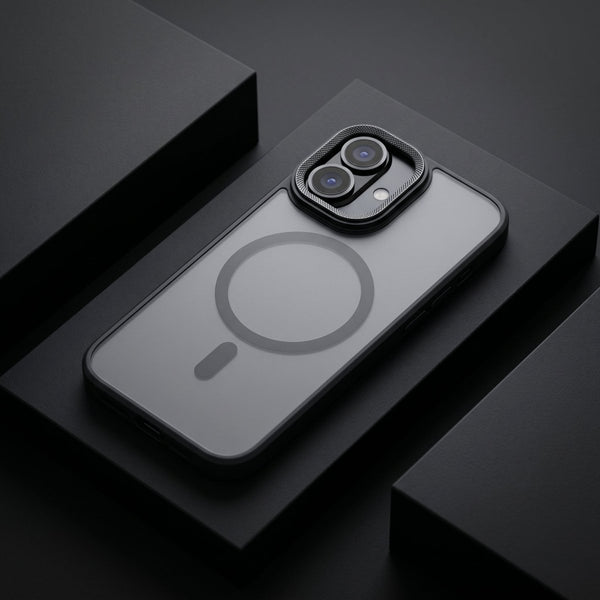 Ringmag Matte Black case for Apple iphone 17 - The Hatke