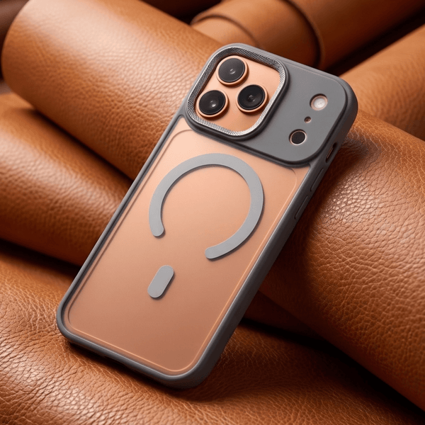 Ringmag Matte Grey case for Apple iphone 17 Pro Max - The Hatke