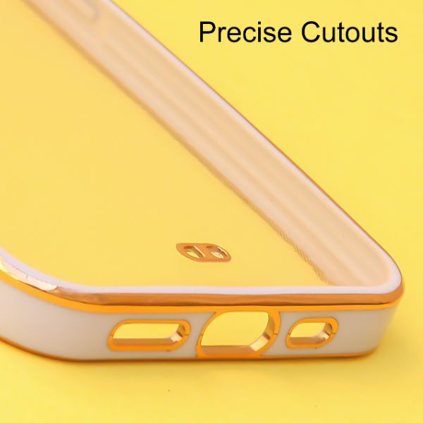Rose Gold Electroplated Transparent Case for Apple iphone 13 mini - The Hatke