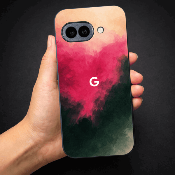 Roseate oil Paint (MB) silicone Case for Google Pixel 9a - The Hatke