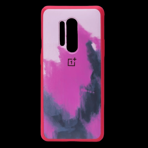 Roseate oil paint mirror case for Oneplus 8 Pro - The Hatke