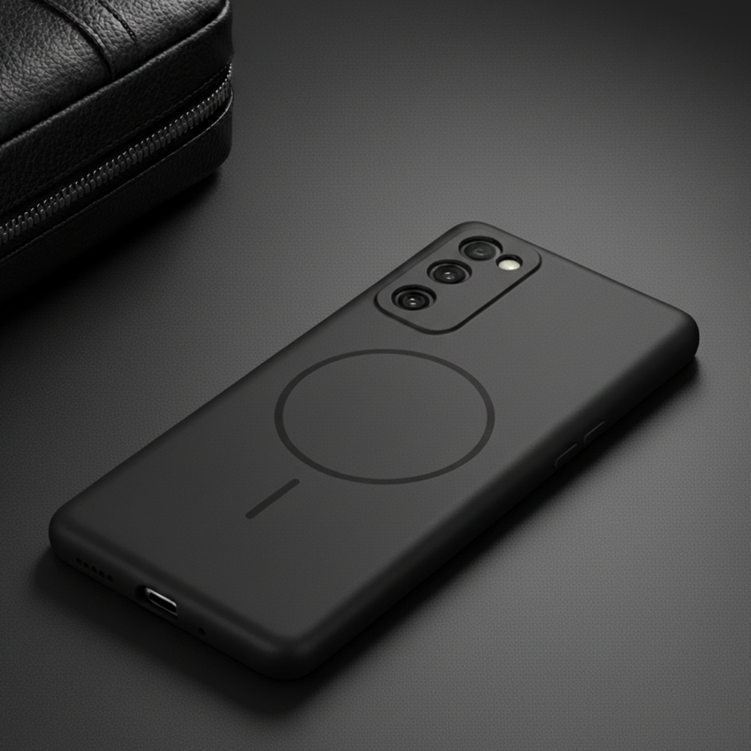 CAVEN Black Silicone case for Samsung S20 Fe