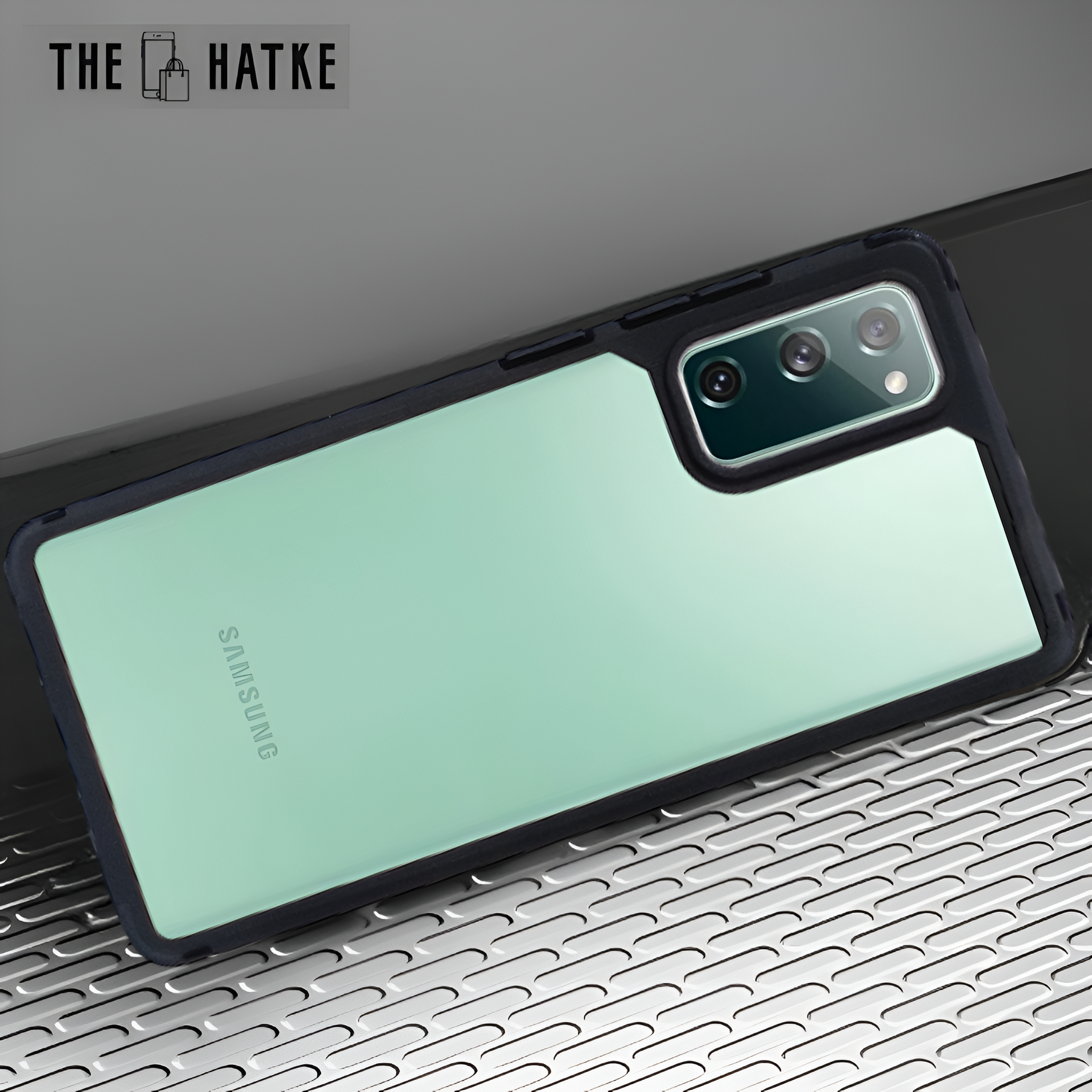 Pureview Black Hybrid Shockproof Silicone Case for Samsung S20 Fe