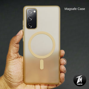 Natural Titanium Paper Matte Magsafe Case for Samsung S20 Fe