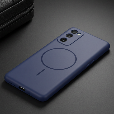 CAVEN Dark Blue Silicone case for Samsung S20 Fe