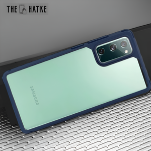 Pureview Dark Blue Hybrid Shockproof Silicone Case for Samsung S20 Fe