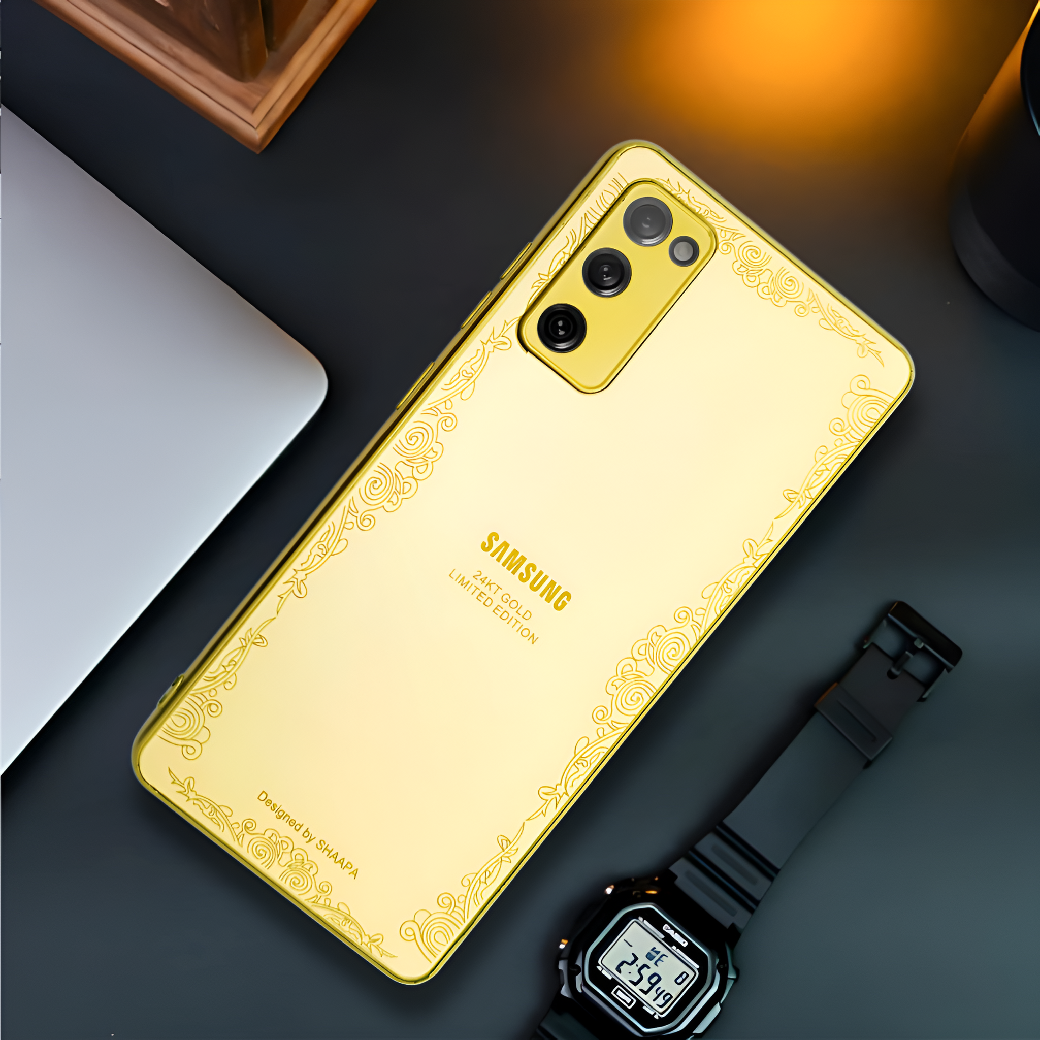Luxury Gold Mirror case for Samsung S20 Fe