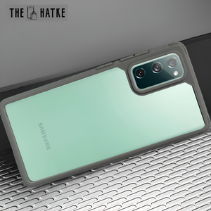 Pureview Grey Hybrid Shockproof Silicone Case for Samsung S20 Fe