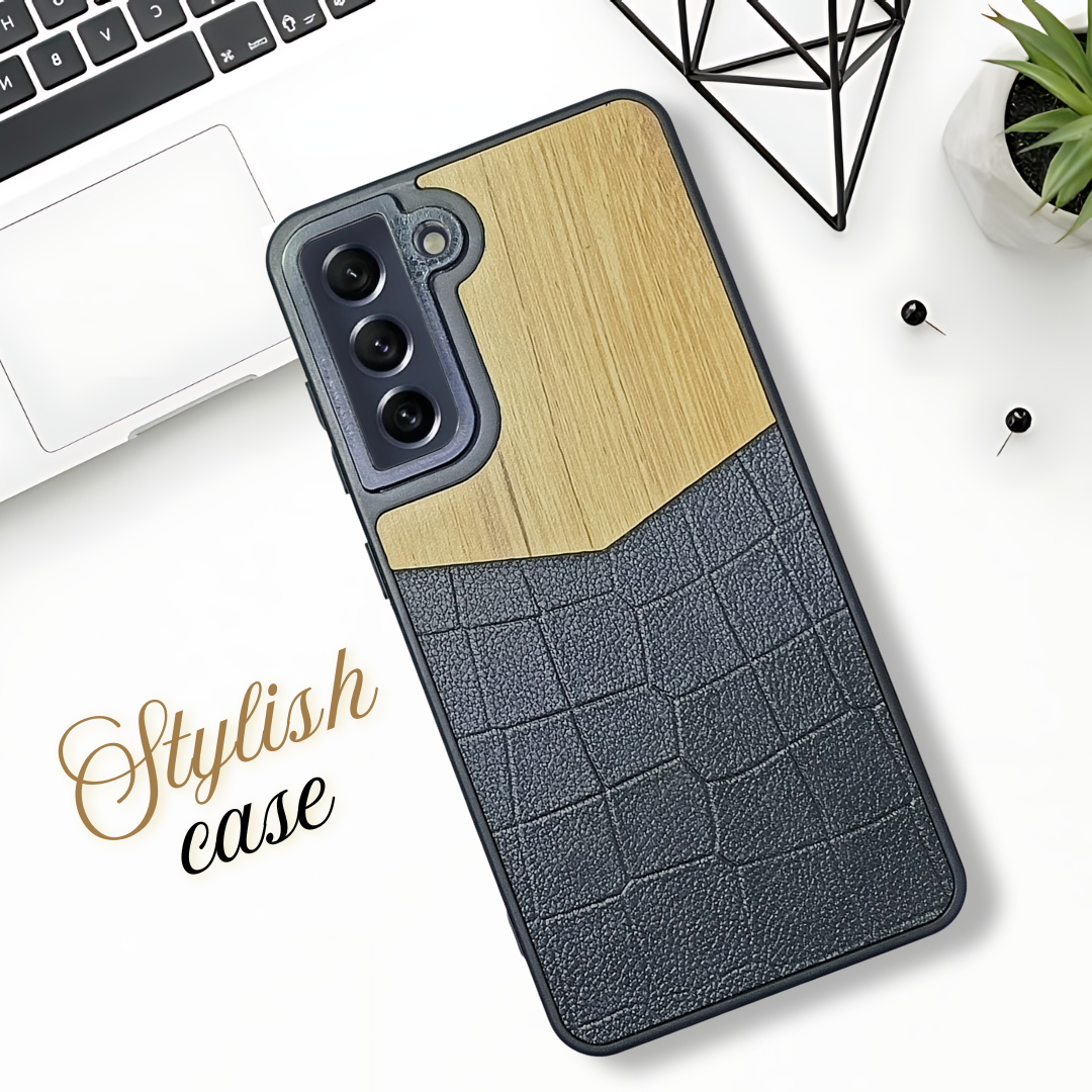 WoodTouch Cream Case for Samsung S21 Fe
