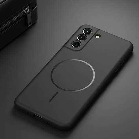 CAVEN Black Silicone case for Samsung S21 Fe