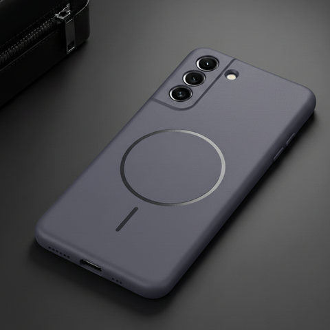 CAVEN Grey Silicone case for Samsung S21 Fe