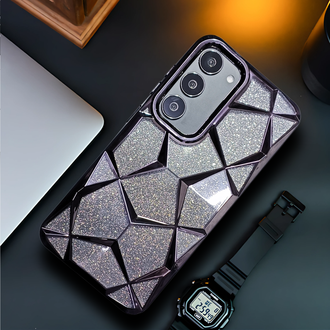 Dazzle Black Silicone case for Samsung S23 5G