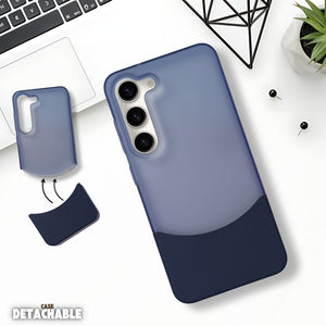 Dark Blue Detach Matte Case For Samsung S23