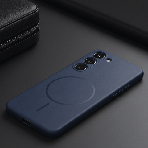 CAVEN Dark Blue Silicone case for Samsung S23