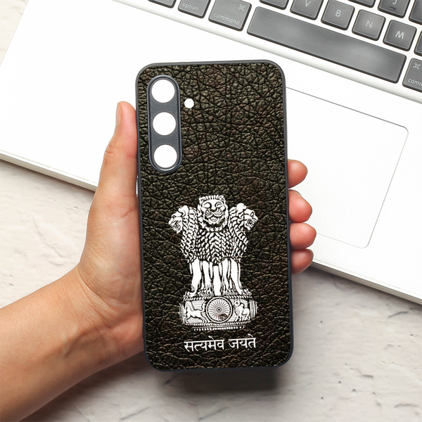 Black Satyamev Jayate MB case for Samsung S23 FE