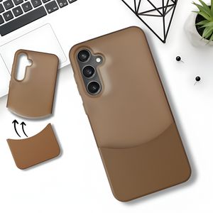 Brown Detach Matte Case For Samsung A15