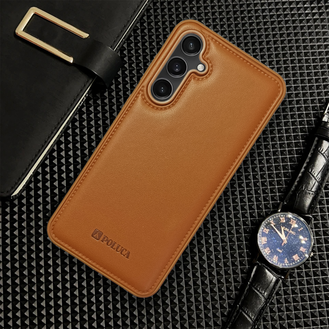 Prime Leather Brown Leather Case for Samsung A35