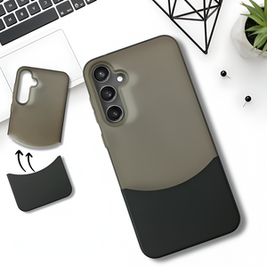 Black Detach Matte Case For Samsung A15