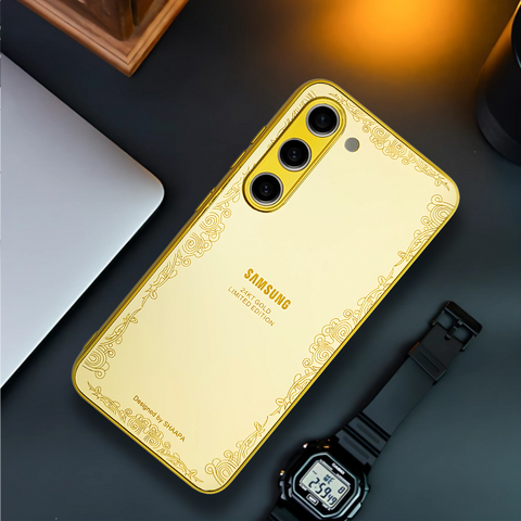 Luxury Gold Mirror case for Samsung S23 Plus