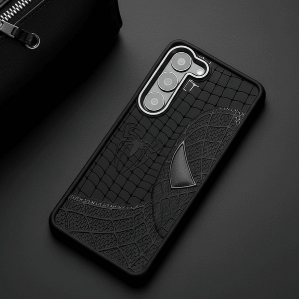 SP-Superhero Engraved logo silicon Case for Samsung S23