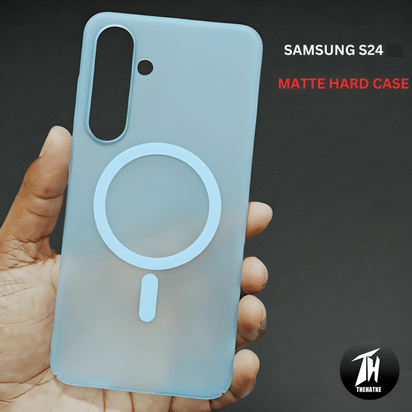 Blue Paper Matte Magsafe Case for Samsung A55