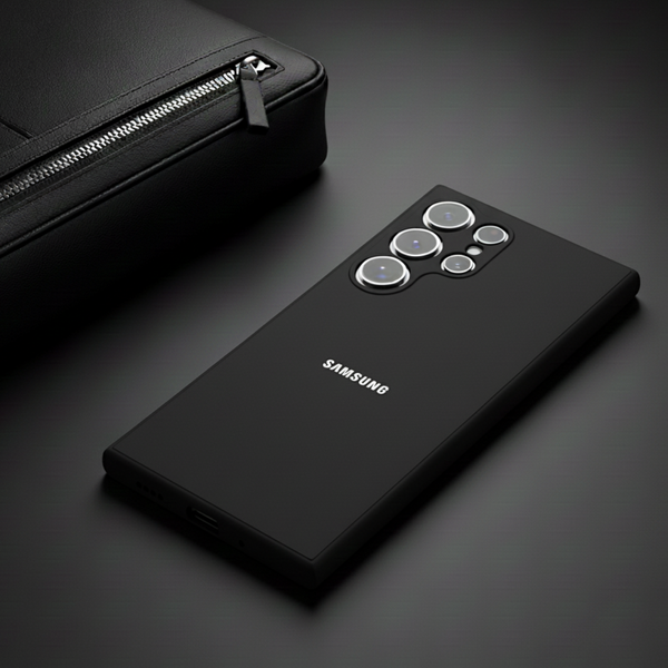 Black Candy Silicone Case for Samsung S22 Ultra