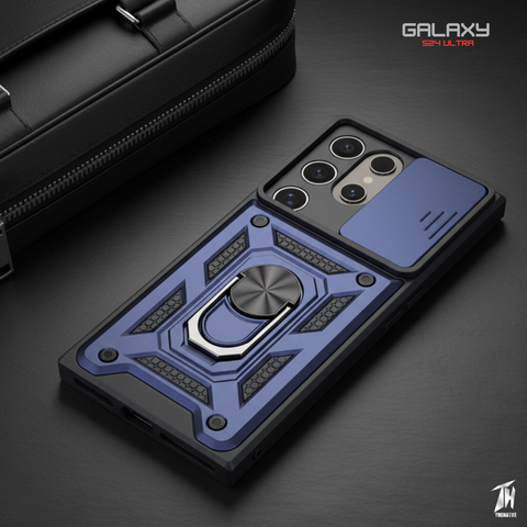 TitanArmor Blue Silicone case for Samsung Galaxy S24 Ultra