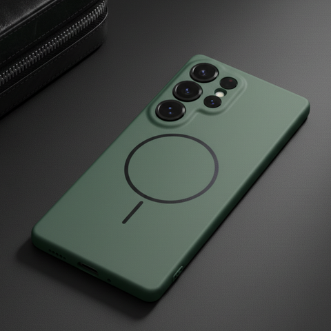 CAVEN Dark Green Silicone case for Samsung S24 Ultra