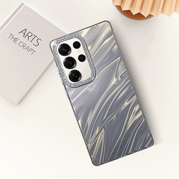 Grey Ripple Case for Samsung S25 Ultra