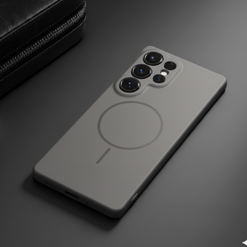 CAVEN Grey Silicone case for Samsung S25 Ultra