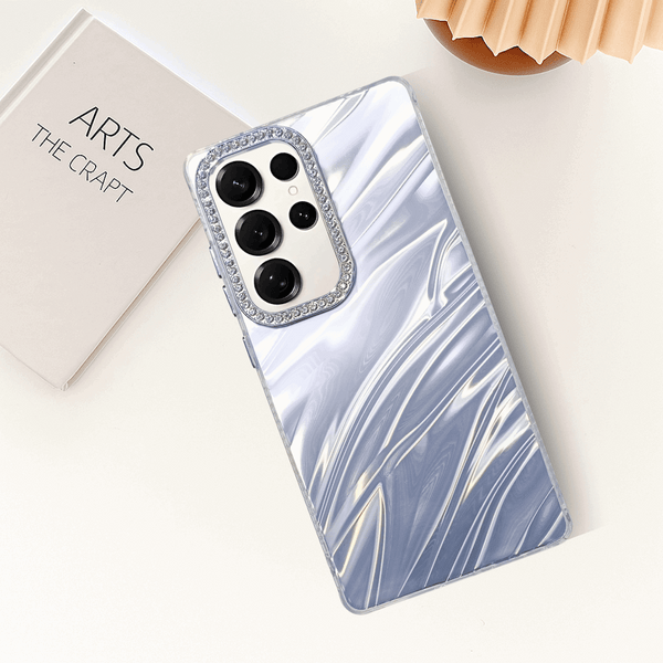 Silver Ripple Case for Samsung S25 Ultra