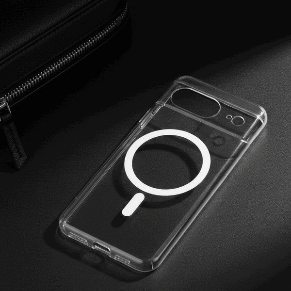 Anti Yellow Magsafe Clear Transparent Silicone case for Google Pixel 7