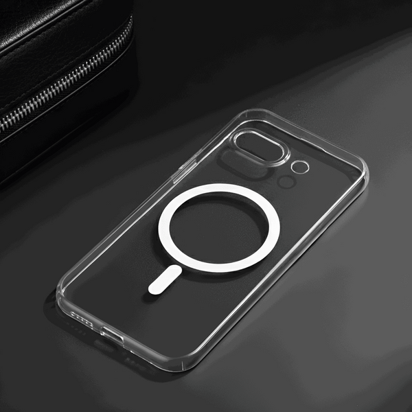 Anti Yellow MagSafe Clear Transparent Silicone case for Google Pixel 9a