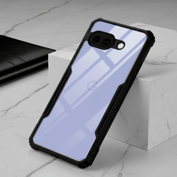 Hybrid Shockproof silicone safe transparent Case for Google Pixel 9a