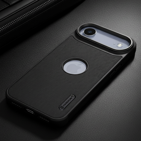Black Niukin Logo Cut Silicone Case for Apple iphone Air
