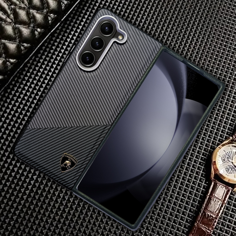 Lambo Leather Case for Samsung Galaxy Z FOLD 5