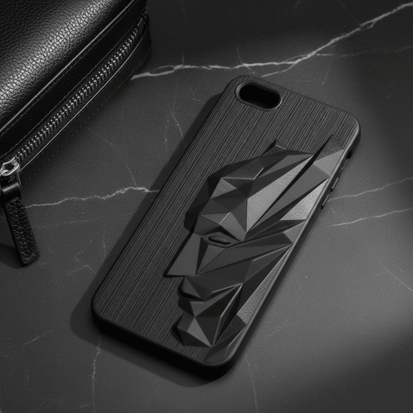 Superhero Engraved logo silicon Case for Apple Iphone SE 2