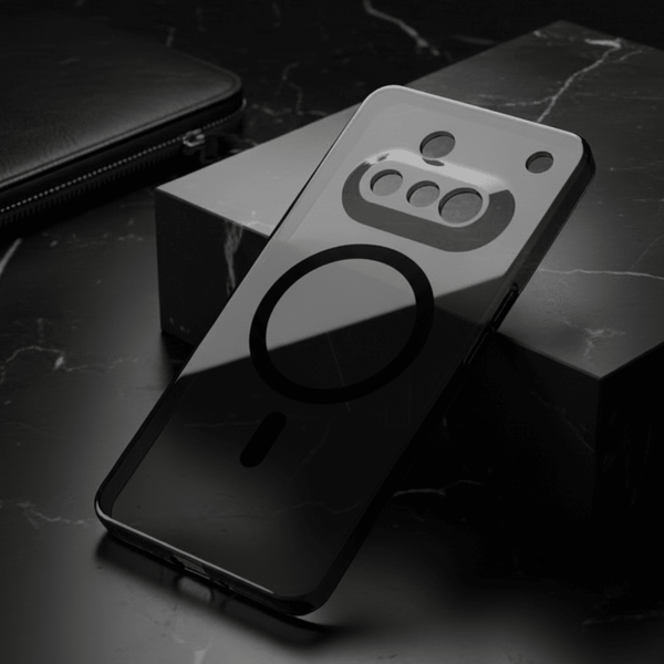 Black Shine Camera Protection Magsafe Case for Nothing Phone 3A