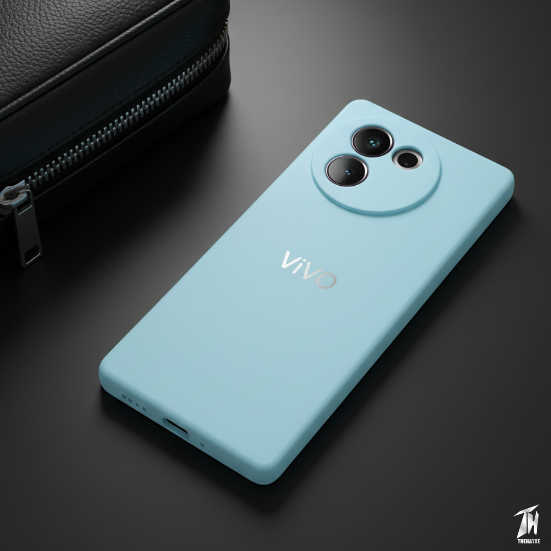 Light Blue Candy silicone Case for Vivo V30E