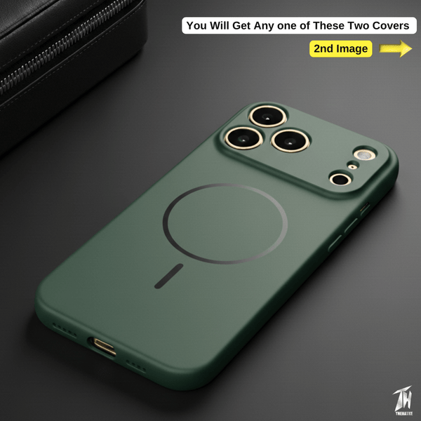 CAVEN Dark Green Silicone case for Apple Iphone 17 Pro Max