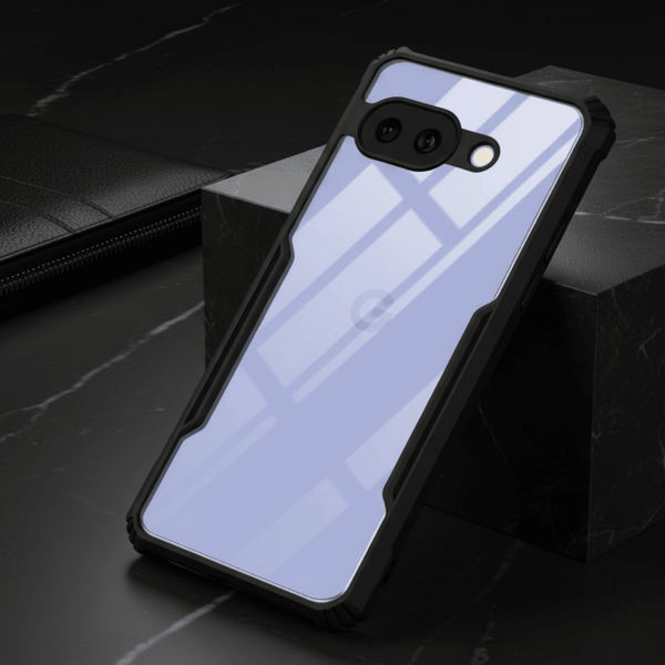 Hybrid Shockproof silicone safe transparent Case for Google Pixel 9a