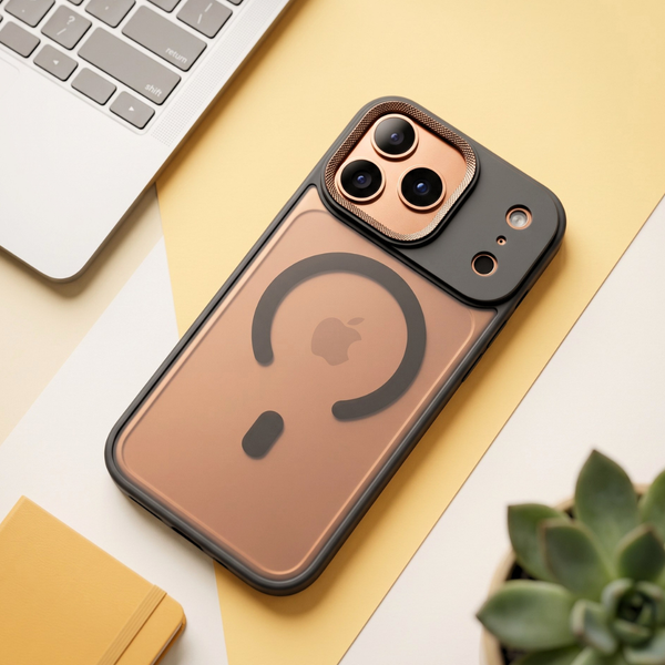 Ringmag Matte Black case for Apple iphone 17 Pro