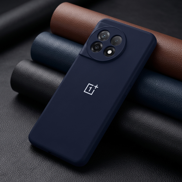 Dark Blue Camera Original Silicone case for Oneplus 11R