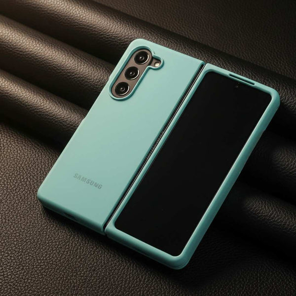Light Blue Original Silicone case for Samsung Z Fold 5 5G