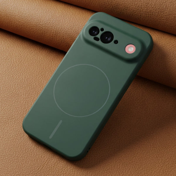 CAVEN Dark Green Silicone case for Google Pixel 9