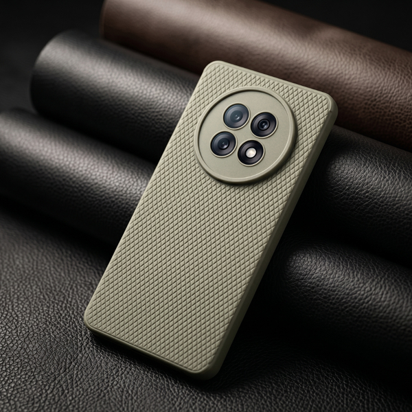Grey Line Wave Silicone Case for Oppo F31 Pro Plus